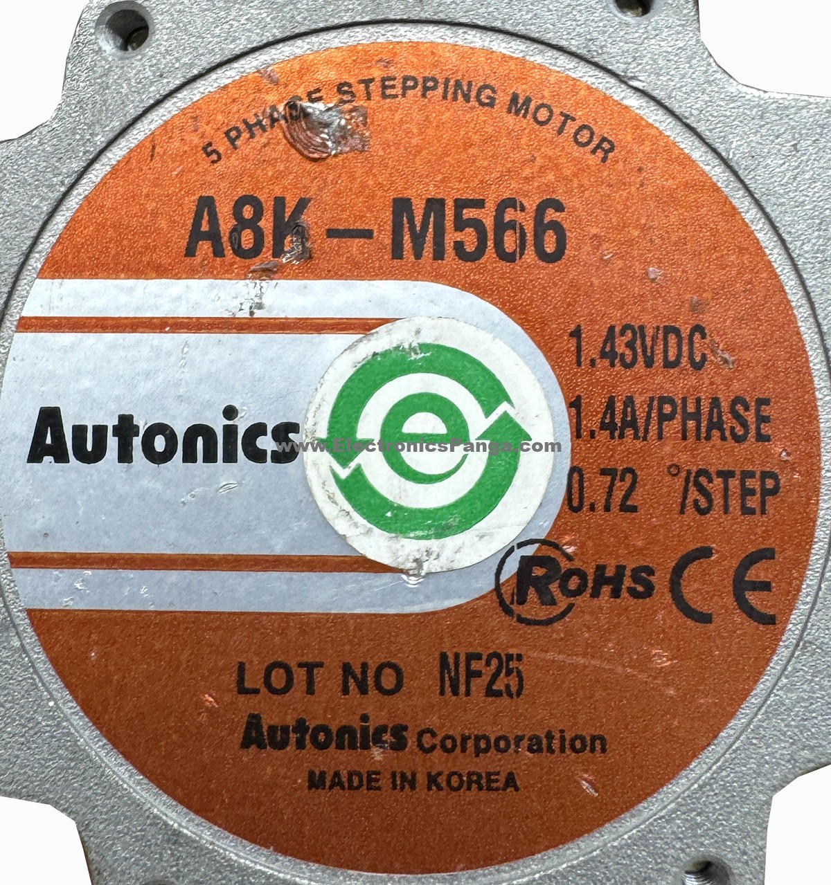 AUTONICS A8K-M566 Nema24 5-Phase 1.4A 0.72°/Step Stepping Motor STM385 - Image 2
