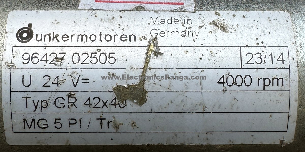 DUNKERMOTOREN GR42X40 24V 4000Rpm BLDC Motor DCM209 - Image 2