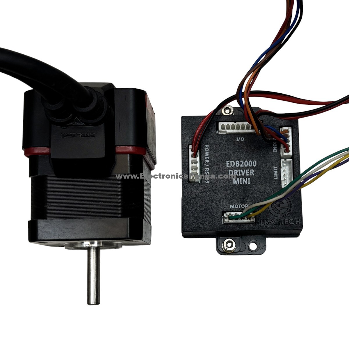 EREATECH EDB-MINI-C-42S-A 2-Phase Closed-Loop Stepper Motor + EDB-MINI-C-42S-A Driver SMD77