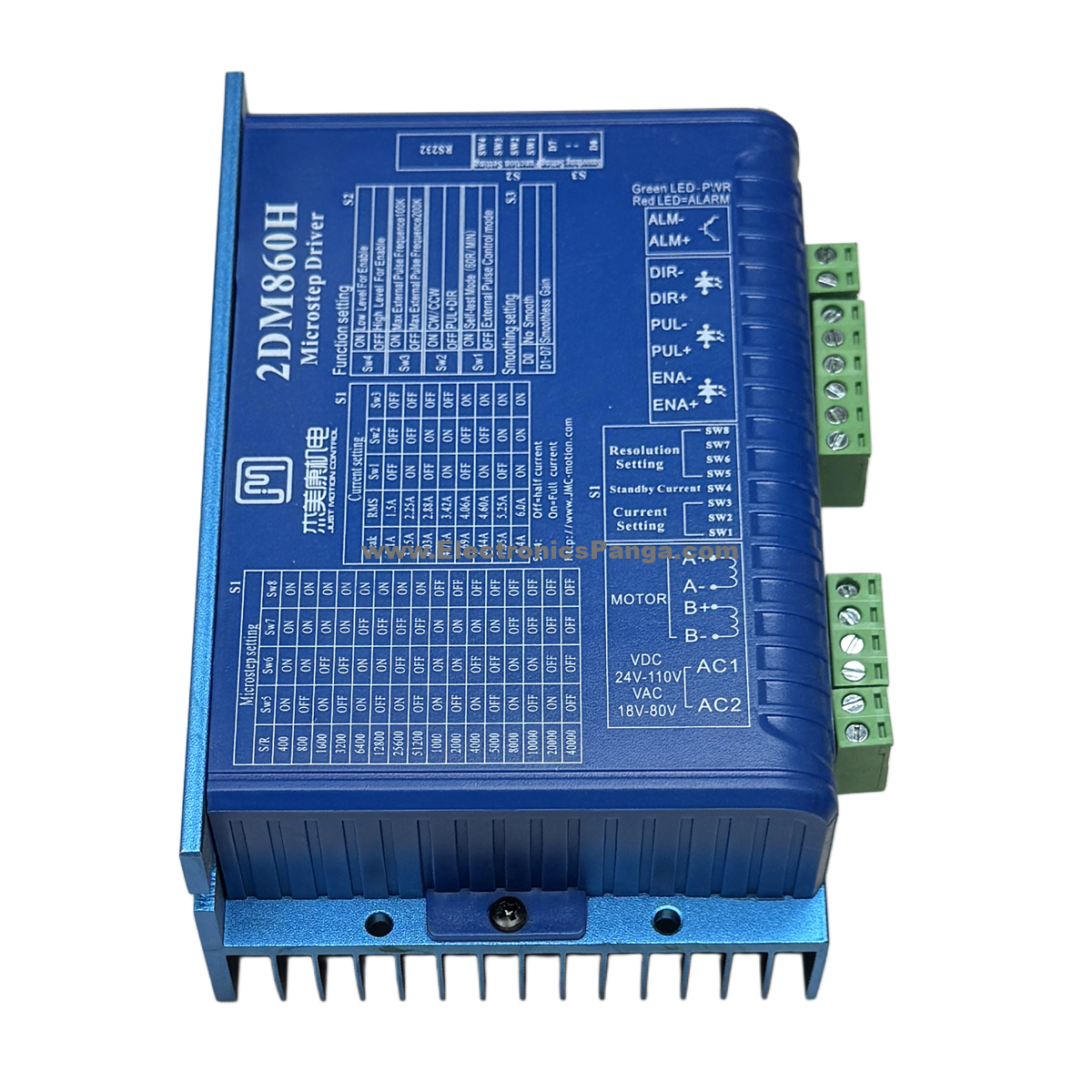 JMC 2DM860H 8.4A 2-Phase Microstep Driver STD355