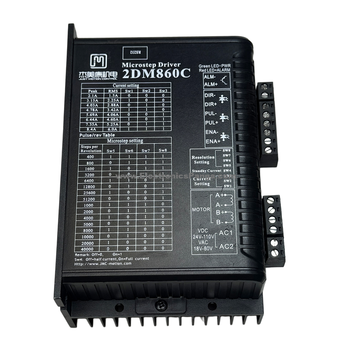 JMC 2DM860C 8.4A 2-Phase Microstep Driver STD354