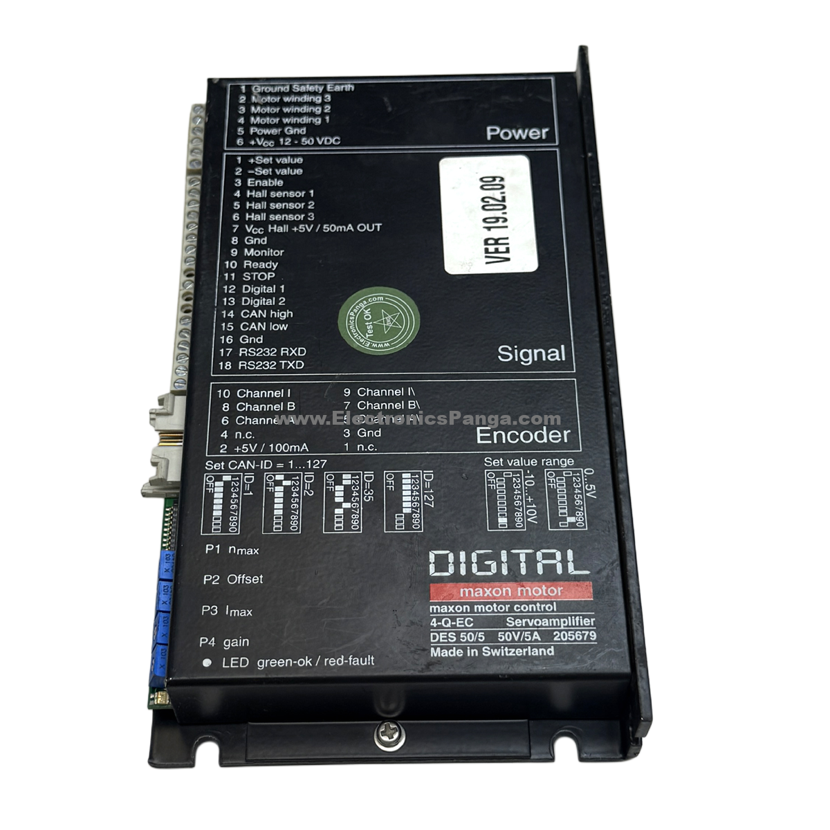 MAXON MOTOR DES 50/5 4-Q-EC Servoamplifier BLDC Driver DD32