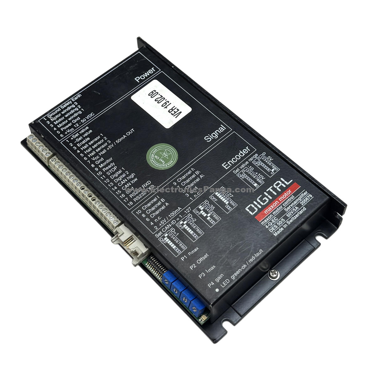 MAXON MOTOR DES 50/5 4-Q-EC Servoamplifier BLDC Driver DD32 - Image 5
