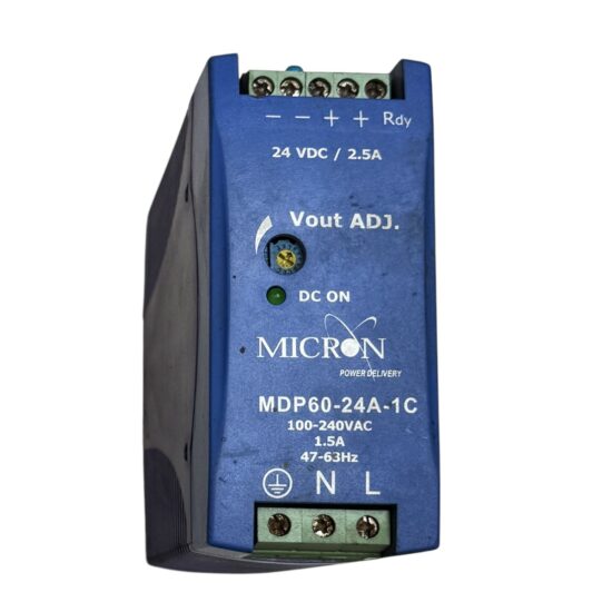 MICRON MDP60-24A-1C 24V 2.5A AC To DC Single Output Switching Power Supply P436