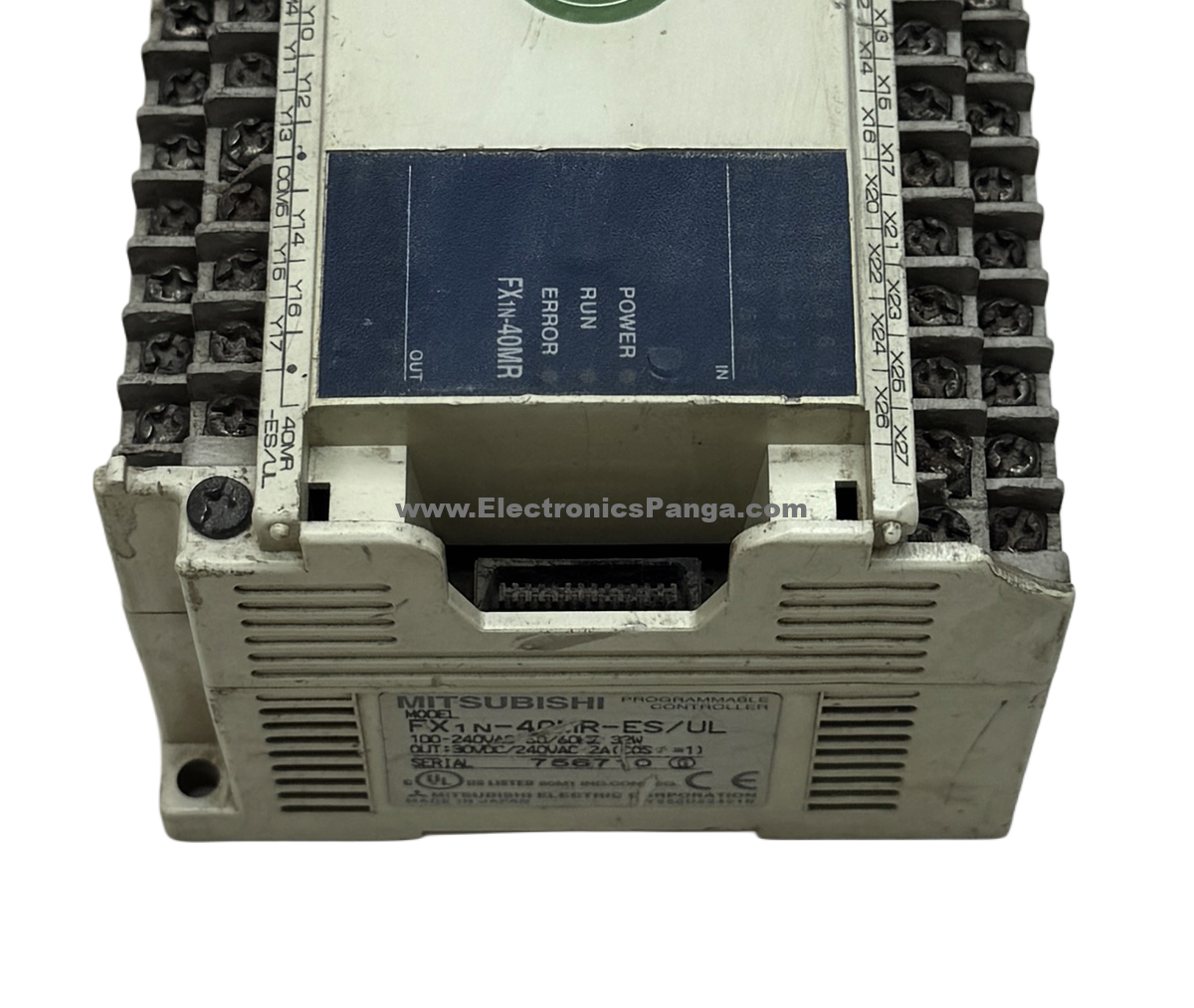 MITSUBISHI FX1N-40MR-ES/UL Programmable Controller (PLC) PL293 - Image 7