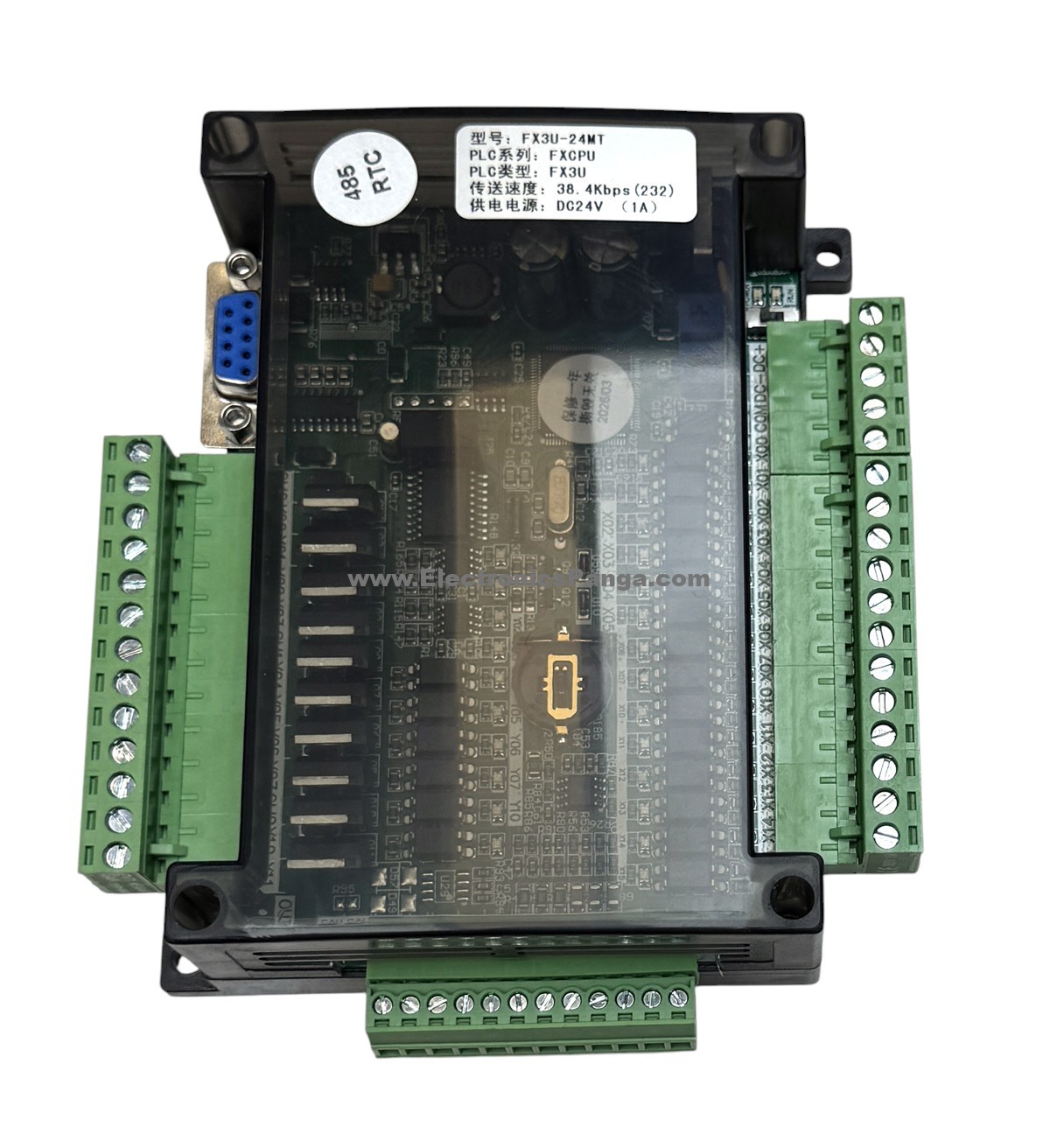 MITSUBISHI FX3U-24MT 24V PLC Control Board PL292 - Image 4