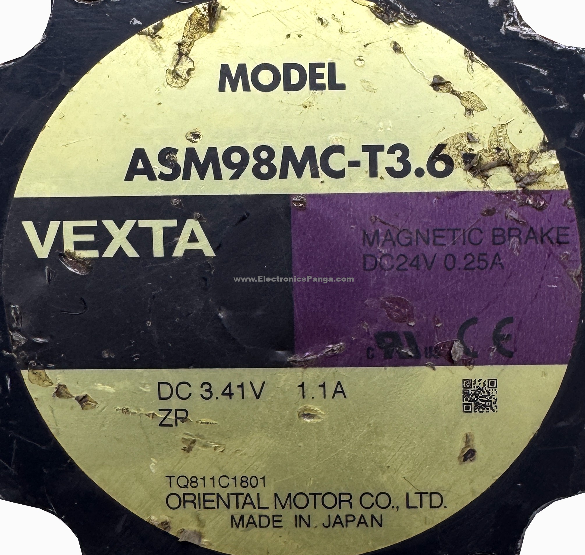 ORIENTAL MOTOR Vexta ASM98MC-T3.6 3.41V/DC 1.1A Closed Loop Stepper Motor STM395 - Image 2