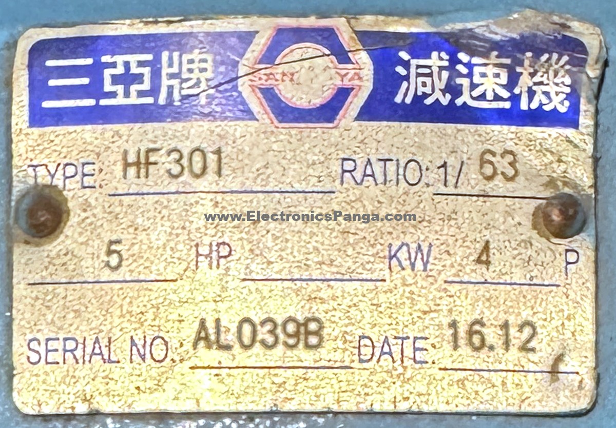 SEING AEVFTF HF301 3.7Kw (3700W) 240-415V 1443Rpm Induction Motor DM205 - Image 3