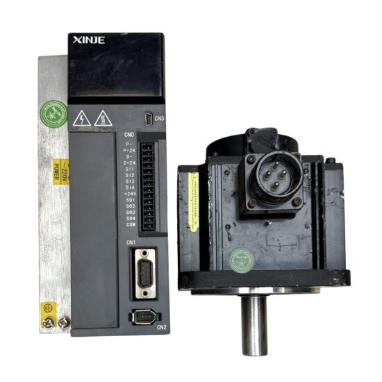 WUXI XINJE 1.5Kw (1500W) MS5G-130STE-CS07220B-21P5-S01 AC Servo Motor + DS5L-21P5-PTA Driver MD353