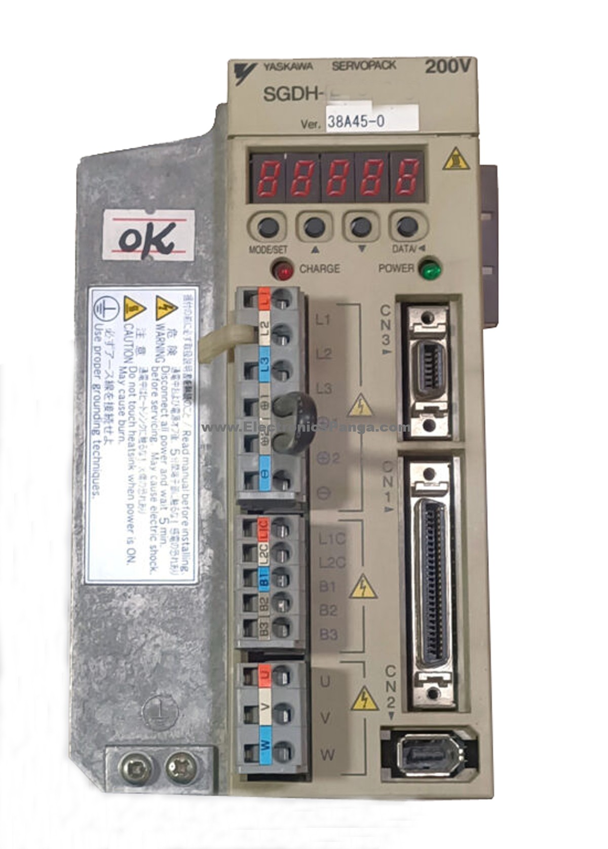 YASKAWA 08Kw (800W) SGDH-08AE-SY213 AC Servo Driver SD1589 - Image 2