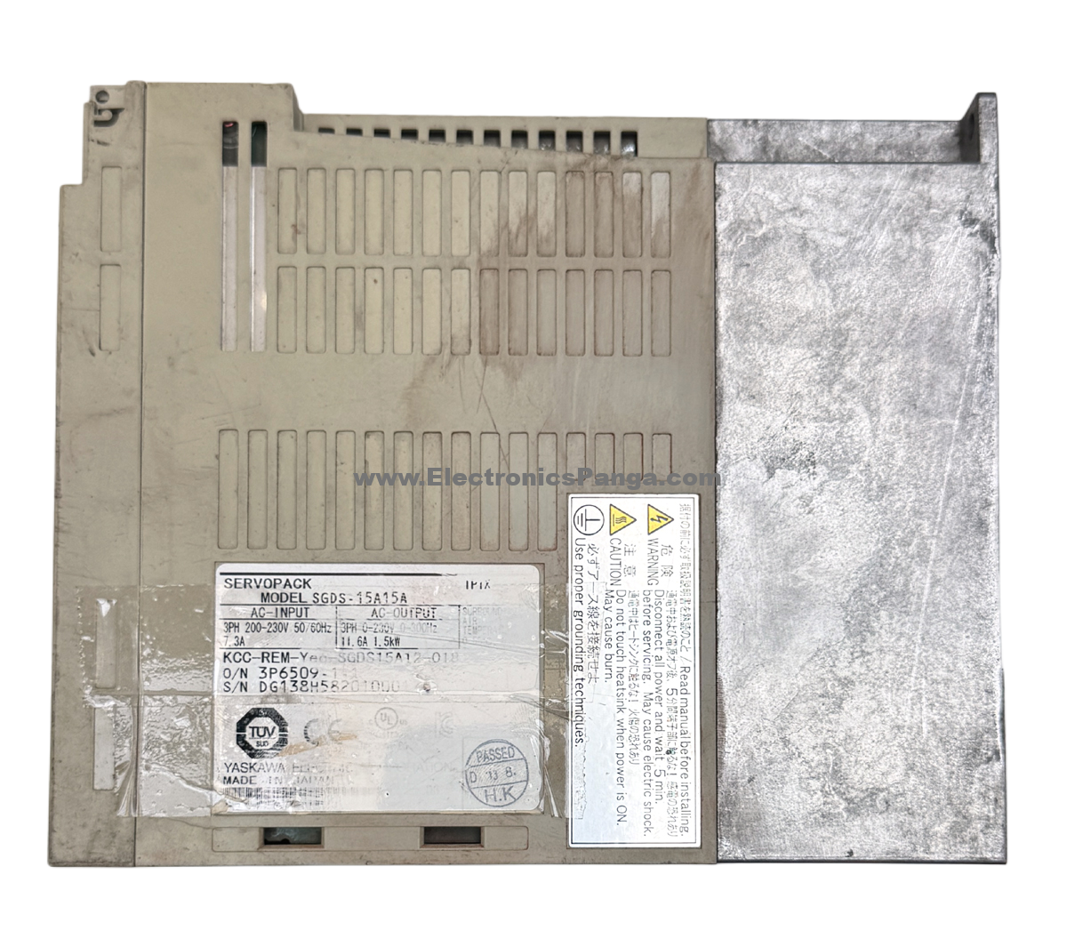 YASKAWA 1.5Kw (1500W) SGDS-15A15A AC Servo Driver SD1582 - Image 4