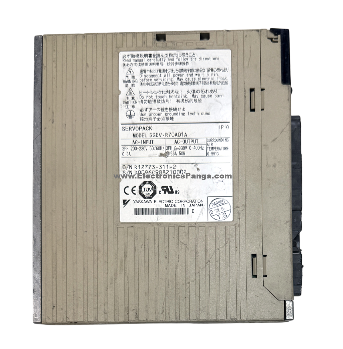 YASKAWA 50W (0.05Kw) SGDV-R70A01A AC Servo Driver SD1586 - Image 5