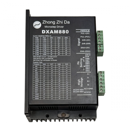 ZHONG ZHI DA DXAM880 2-Phase 5.70A Microstep Driver STD356