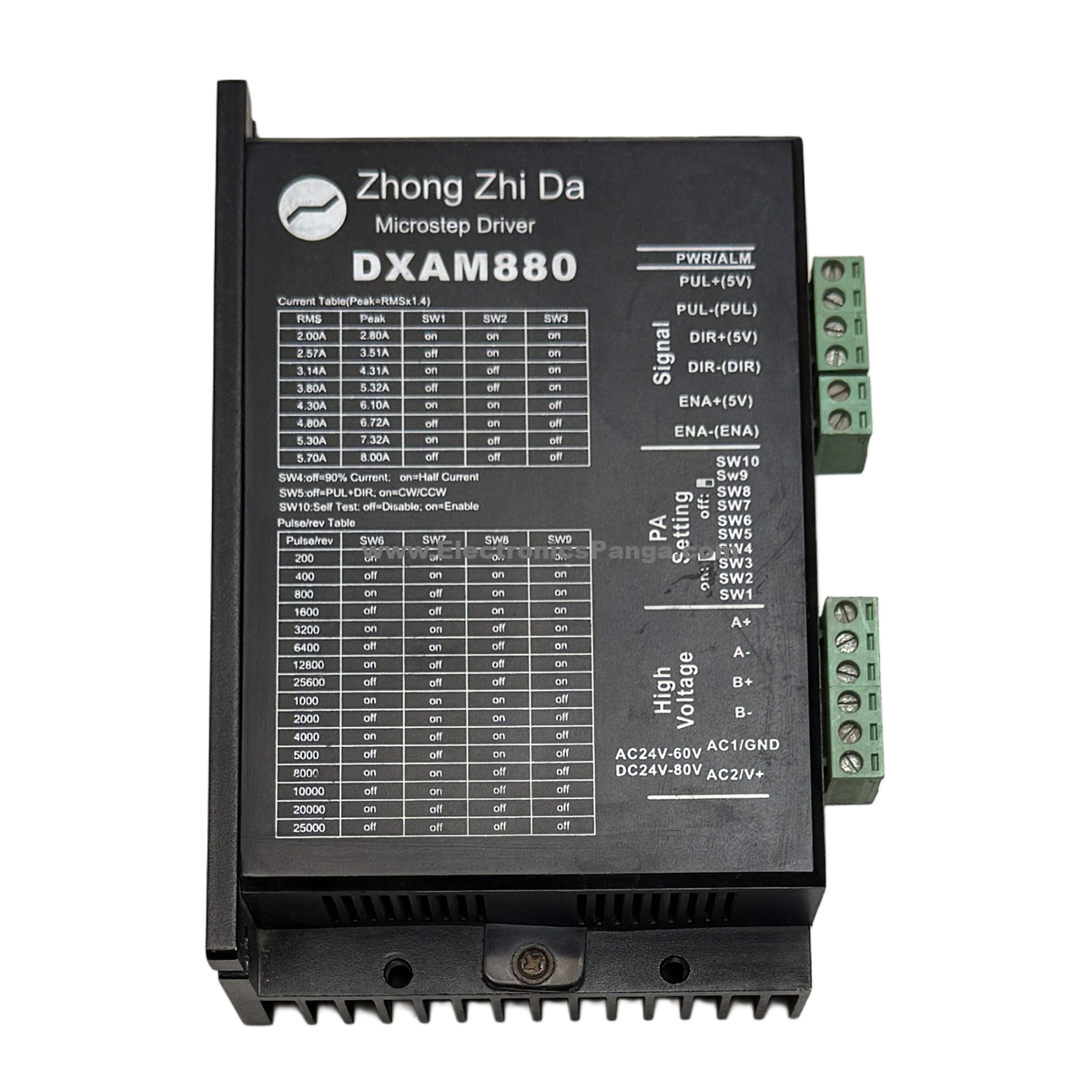 ZHONG ZHI DA DXAM880 2-Phase 5.70A Microstep Driver STD356
