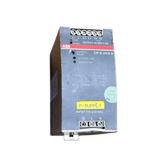 ABB CP-E24/5.0 24V 5A AC To DC Single Output Switching Power Supply P447