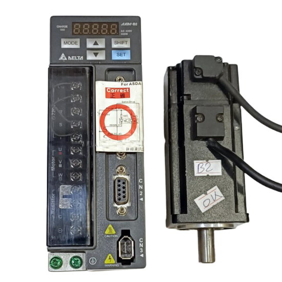 DELTA 0.4Kw (400W) ECMA-C20604PS AC Servo Motor + ASD-B2-0421-B Driver MD367