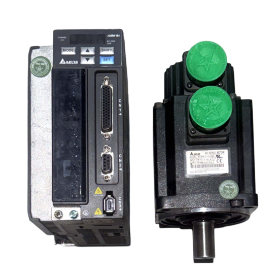 DELTA 1Kw (1000W) ECMA-C11010ES AC Servo Motor + ASD-B2-1021-B Driver MD365