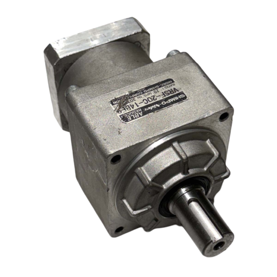NIDEC-SHIMPO 20:1 Ratio VRSF-20C-14BE9 Planetary Gearbox For 200w & 400w Servo Motor G1566