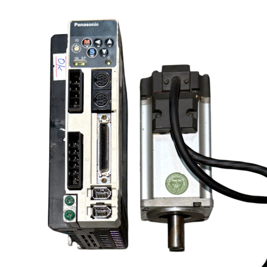 PANASONIC A4 0.4Kw (400W) MHMD042P1S AC Servo Motor + MBDDT2210  Driver MD364