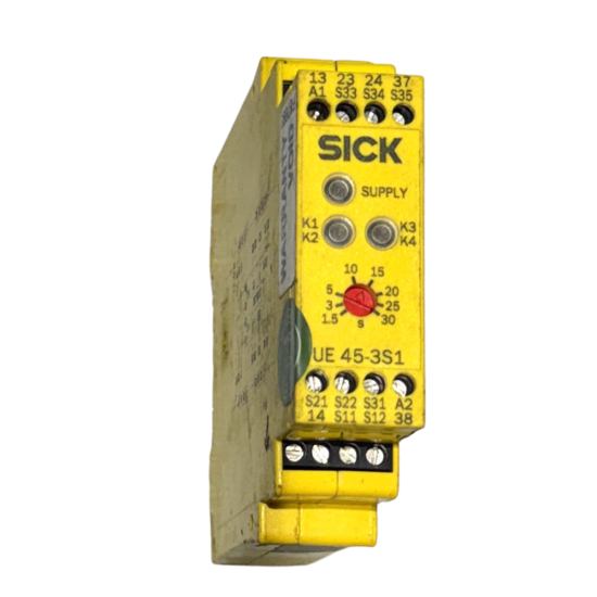SICK UE45-3S12D330 24V 3.1W Safety Relay R63