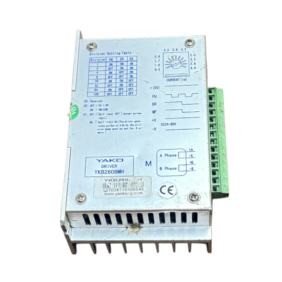 YAKO YKB2608MH 24-80V/DC 2-Phase Stepper Driver STD368