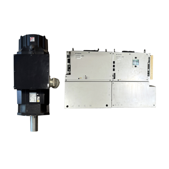 YASKAWA 37Kw (37000W) SGMVV-3GADB2N AC Servo Motor + SGDV-C0A3GAA Driver With SGDV-201H01A Power Supply MD369