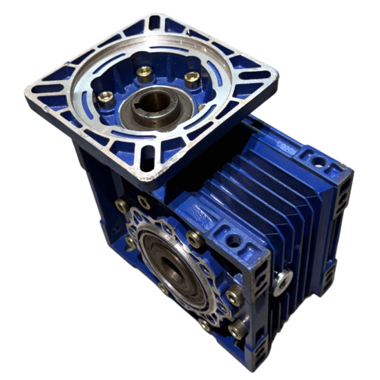 FOSHAN GUANXING RV-130X130-23-05 20:1 Ratio Worm Gearbox For 1kw 1.5kw Servo Motor G1619