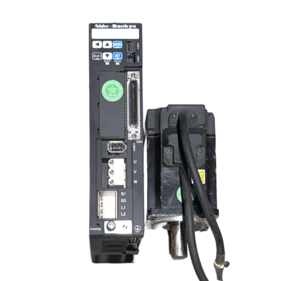NIDEC 400W (0.4Kw) MA401N2SN01 AC Servo Motor + DA22411 Driver MD408