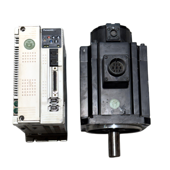 OMRON 2Kw (2000W) R88M-K2K020T-B AC Servo Motor + Panasonic 2.5kw (2500w) MEDDT7364 Driver MD395