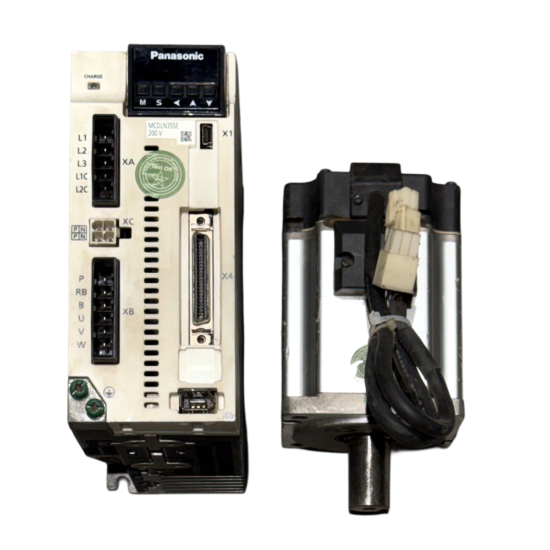 PANASONIC A6 0.75Kw (750W) MSMF082L1U2M AC Servo Motor + MCDLN35SE Driver MD390