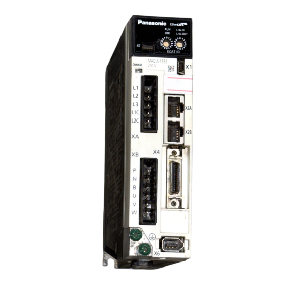 PANASONIC A6 200w (0.2kw) MADLN15BE  AC Servo Driver SD1687