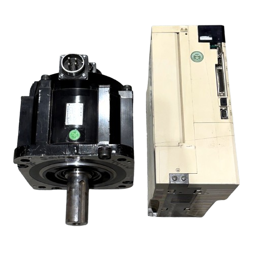 YASKAWA 4400w (4.4kw) SGMGV-44A3A6S AC Servo Motor + 5kw (5000w) SGDV-330A01A002000 Driver MD407