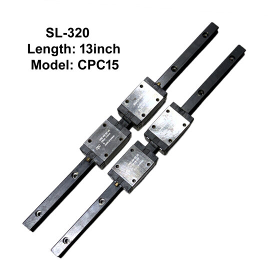 CNC CPC15 Double Linear Slides with Four Bearings 13inch Length SL-320