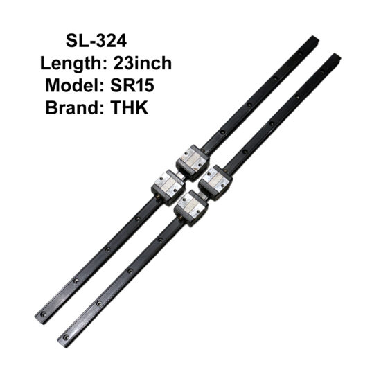 CNC THK SR15 Double Linear Slides with Four Bearings 23inch Length SL-324