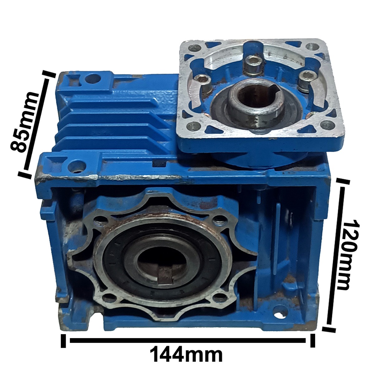 FOSHAN QI MAI 10:1 Ratio MNRV50 MNRV-50 Worm Gearbox For 750w Servo Motor G1660 - Image 3