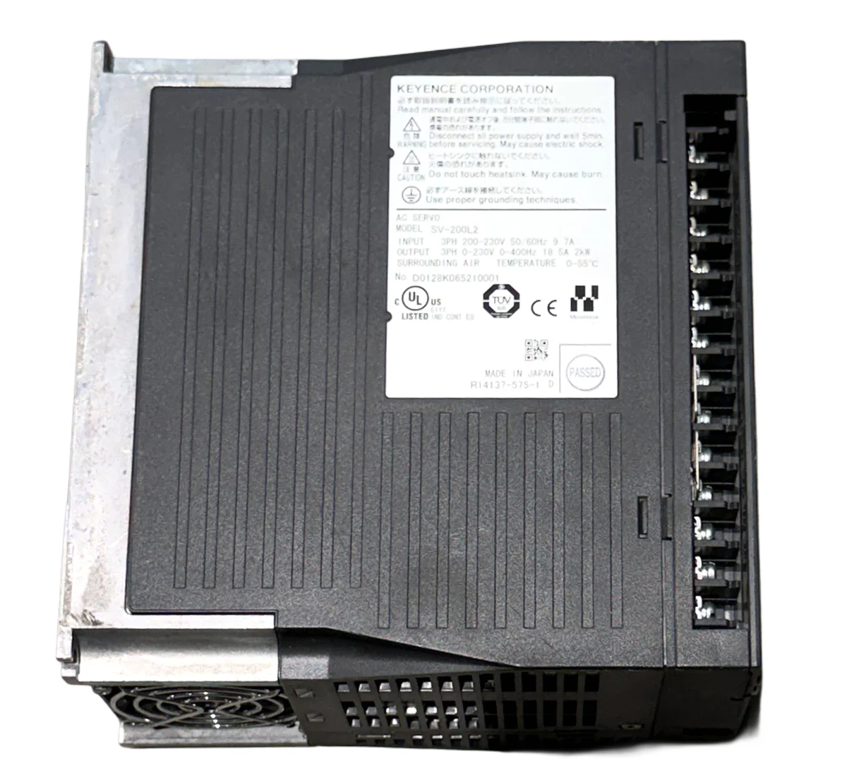 KEYENCE 2kw (2000w) SV-200L2 AC Servo Driver SD1705 - Image 5