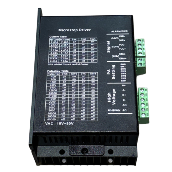 KQZ860 V3.0 18-80V 7.20A Microstep Driver STD378