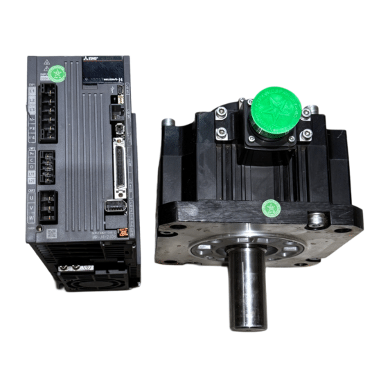 MITSUBISHI 2kw (2000w) HG-SR202 AC Servo Motor + MR-J4-200A Driver MD415