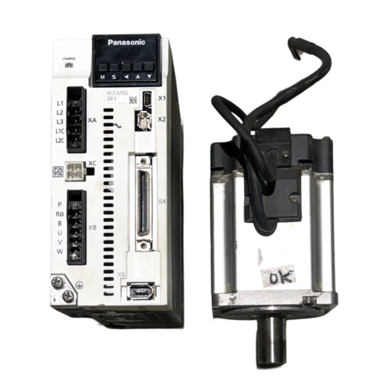 PANASONIC 0.75kw (750w) MSMF082L1S2M AC Servo Motor + MCDLN35SG Driver MD419