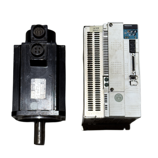 PANASONIC 2.5Kw (2500W) MDMA252P1G AC Servo Motor + 3kw (3000w) MFDDTA390003 3Kw (3000W) Driver MD410