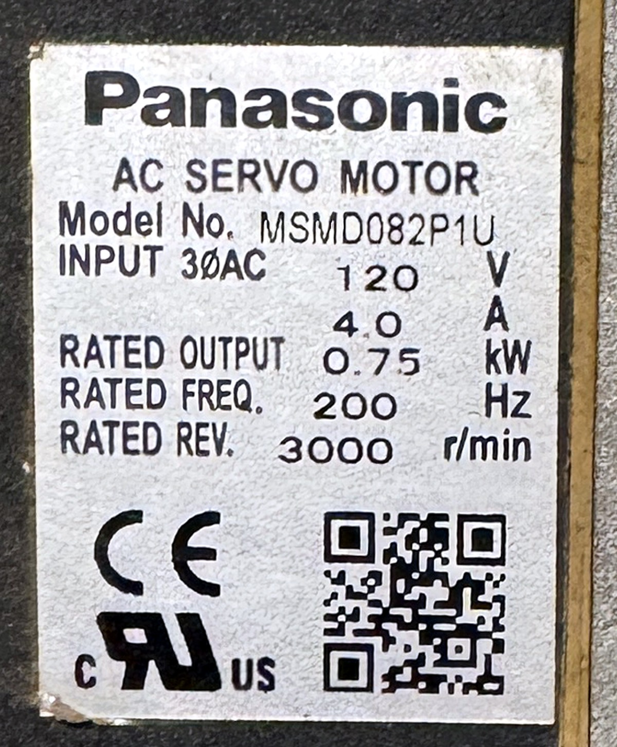 PANASONIC A4 0.75kw (750w) MSMD082P1U AC Servo Motor + MCDDT3520003 Driver MD428 - Image 3