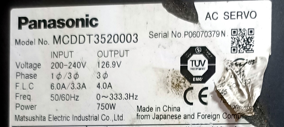 PANASONIC A4 0.75kw (750w) MSMD082P1U AC Servo Motor + MCDDT3520003 Driver MD428 - Image 10
