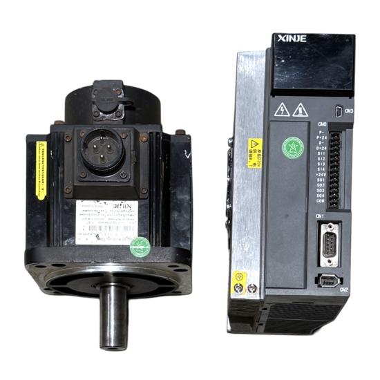 WUXI XINJE 1.5kw (1500w) MS5S-130STE-TL07220B-21P5-S01 AC Servo Motor + 2.3kw (2300w) DS5E-22P3-PTA Driver MD426