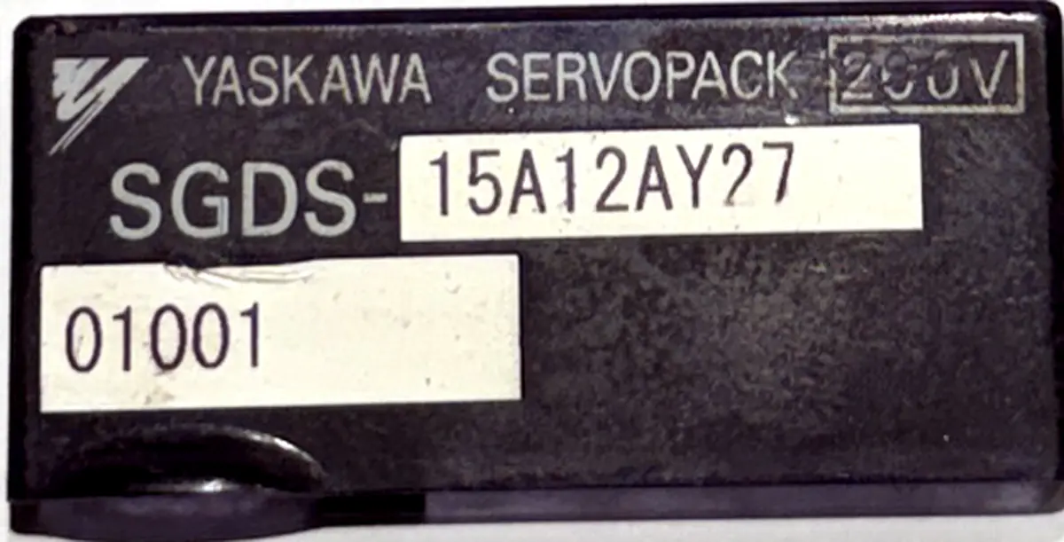 YASKAWA 1.5kw (1500w) SGDS-15A12AY27 Servo Driver CPU SD1696 - Image 2