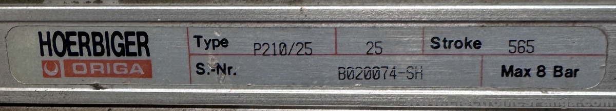 HOERBIGER P210/25 Pneumatic Guided Cylinder Actuator N427 - Image 2