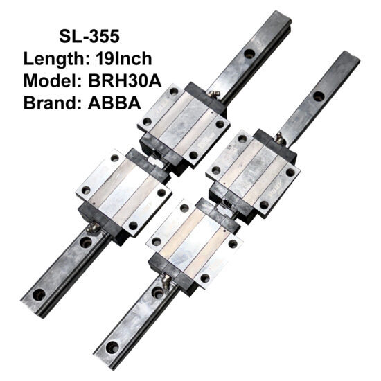 CNC ABBA BRH30A Double Linear Slides with Four Bearings 19inch Length SL-355