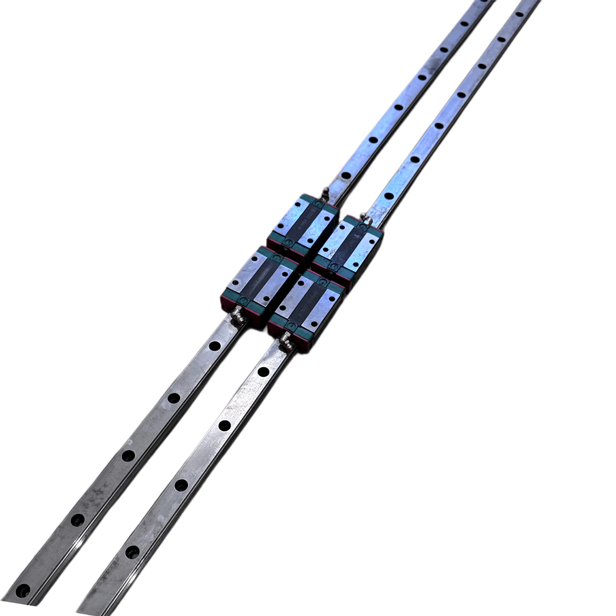 CNC HIWIN EG20 Double Linear Slides with Four Bearings 77inch Length SL-371 - Image 2