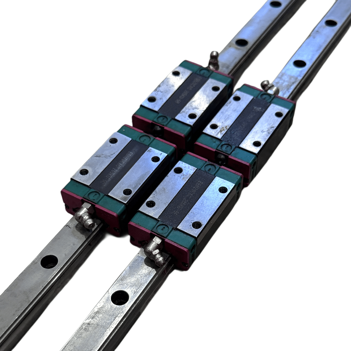 CNC HIWIN EG20 Double Linear Slides with Four Bearings 77inch Length SL-371 - Image 3