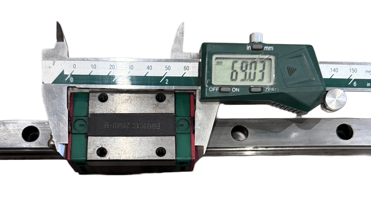 CNC HIWIN EG20 Double Linear Slides with Four Bearings 77inch Length SL-371 - Image 8