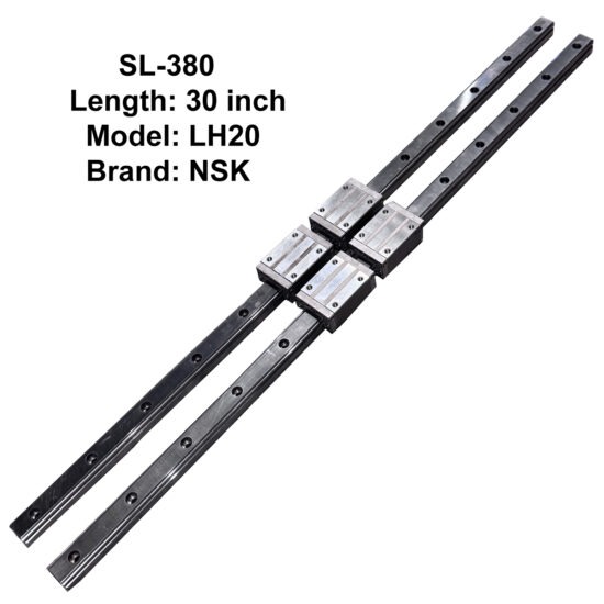 CNC NSK LH20 Double Linear Slides with Four Bearings 30inch Length SL-380